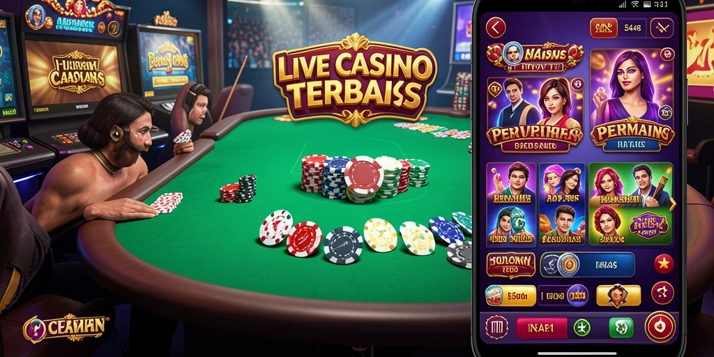 Gameplay Live Casino yang mengasyikkan dan dealer interaktif di 3446.
