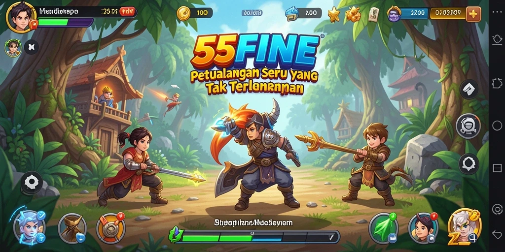 Gameplay menarik dari 55FIVE menampilkan petualangan seru yang penuh tantangan.
