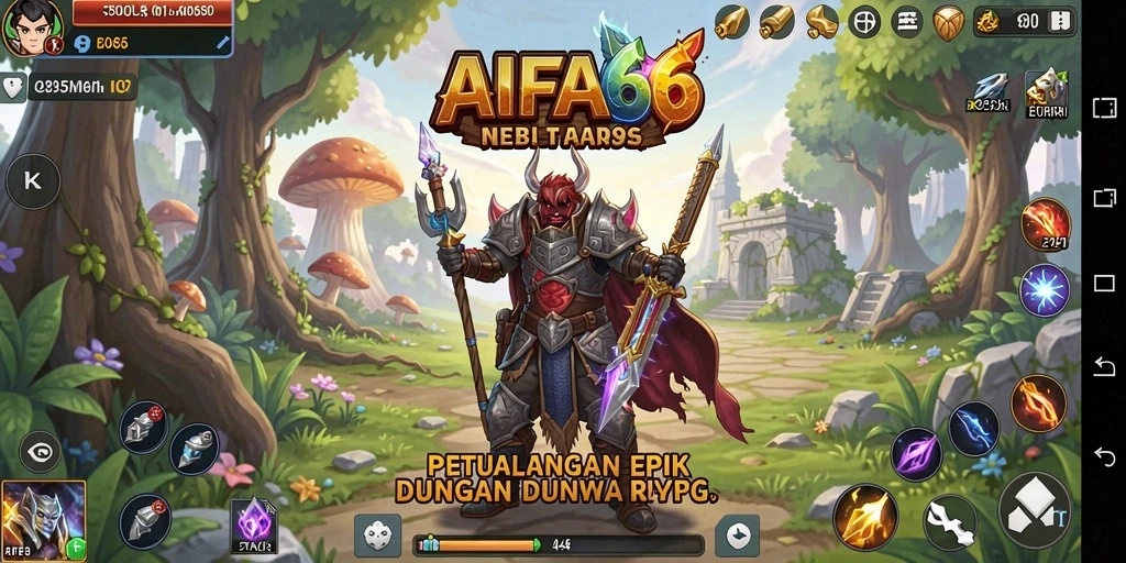 Gameplay seru AIFA66 dengan pertarungan mendebarkan.