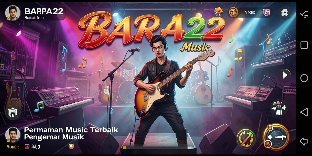 Tangkapan layar gameplay BARA22 yang menarik dan interaktif.