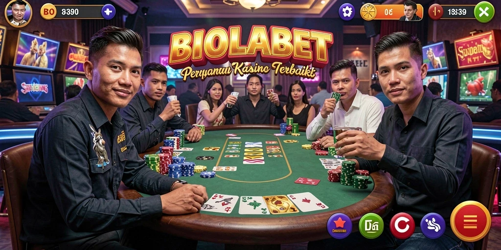 Tampilan permainan Kasino BIOLABET yang menarik dan interaktif.