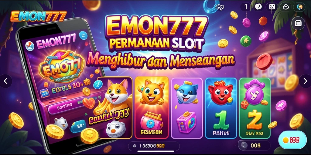Screenshot gameplay EMON777 dengan tampilan slot yang menarik dan dinamis.
