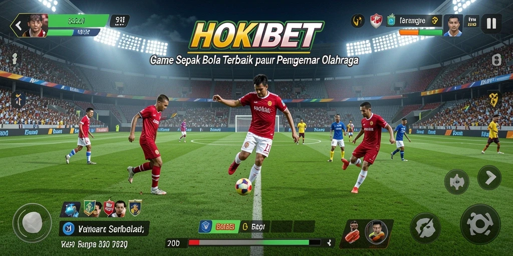 Pemain beraksi di lapangan dalam gameplay HOKIBET.