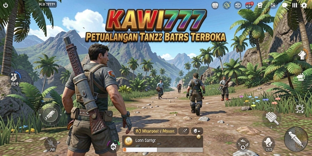 Tampilan menarik dari gameplay KAWI777 di dunia terbuka yang luas.