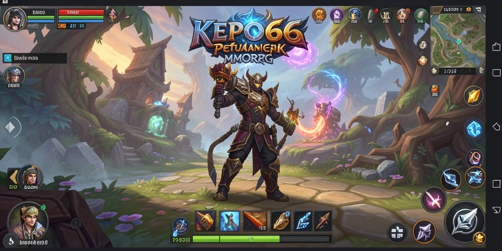 Tampilan screenshot KEPO66 menampilkan aksi petualangan MMORPG yang seru.