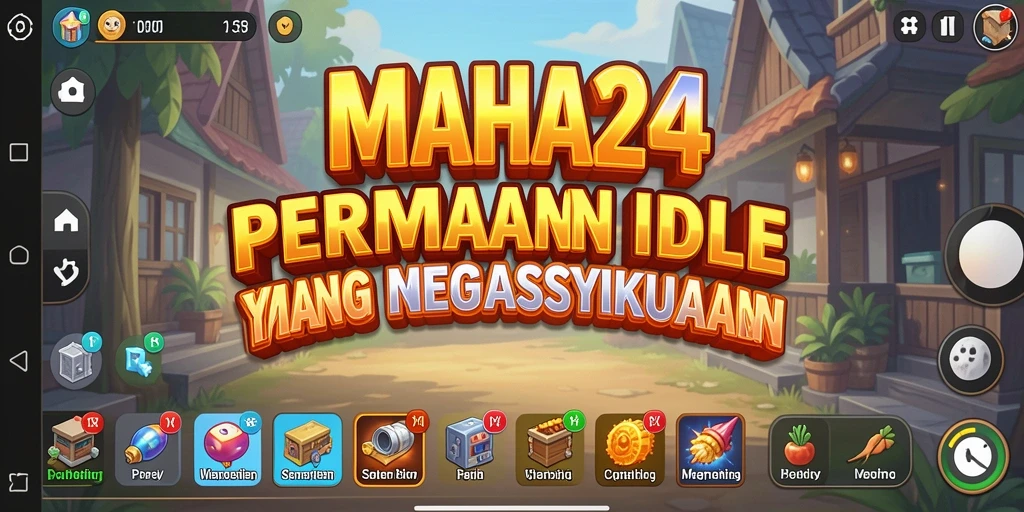 Tampilan menarik dari gameplay MAHA24 yang menampilkan karakter-karakter unik.