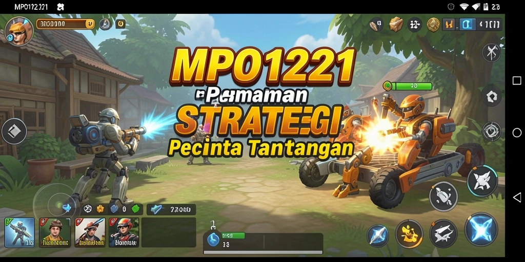 Tampilan gameplay MPO1221 dengan strategi mendebarkan.