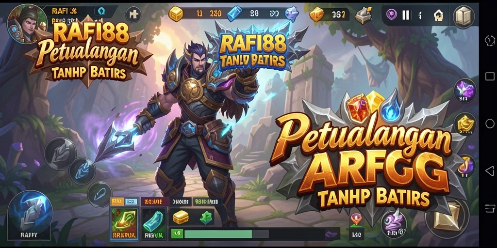 Tampilan gameplay ARPG RAFI88 yang menarik dan penuh aksi.