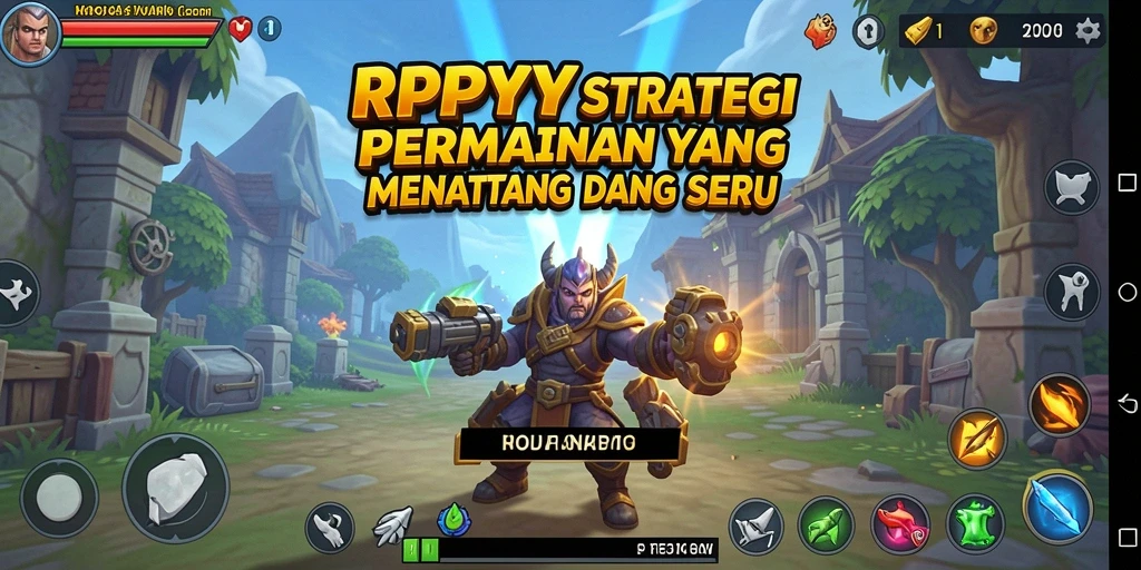 Tampilan gameplay RPYYY yang menampilkan pertempuran strategi yang mendebarkan.