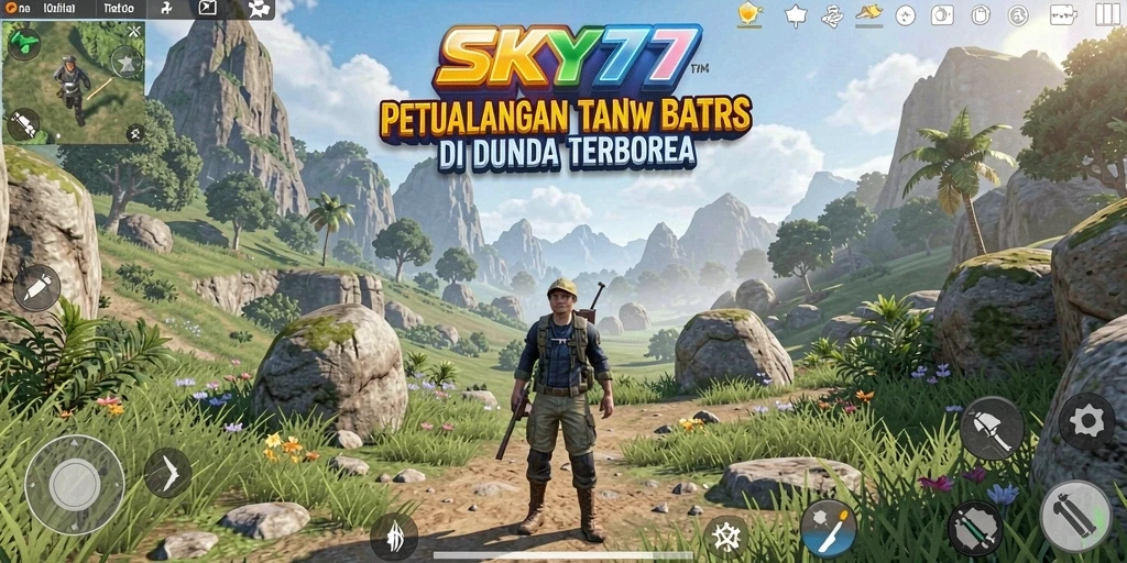 Menampilkan gameplay Open World yang mendebarkan di <strong>SKY77</strong>.