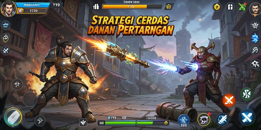 Tampilan permainan Y89 yang penuh strategi dan taktik.